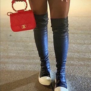 Rick Owens Over The Knee Boots